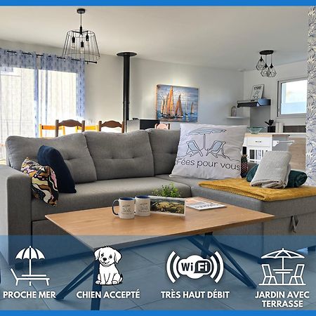 Les Dunes, Maison Neuve 8 P Bien Equipee Jardin Clos, Parking, Garage A 850 M De La Plage Et Centre Bourg, Sur Plages Du Debarquement Pres Arromanches Et Bayeux อัสแนลส์ ภายนอก รูปภาพ